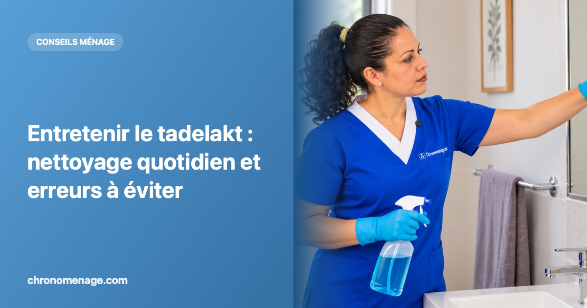 Entretenir le tadelakt : nettoyage quotidien et erreurs &agrave; &eacute;viter