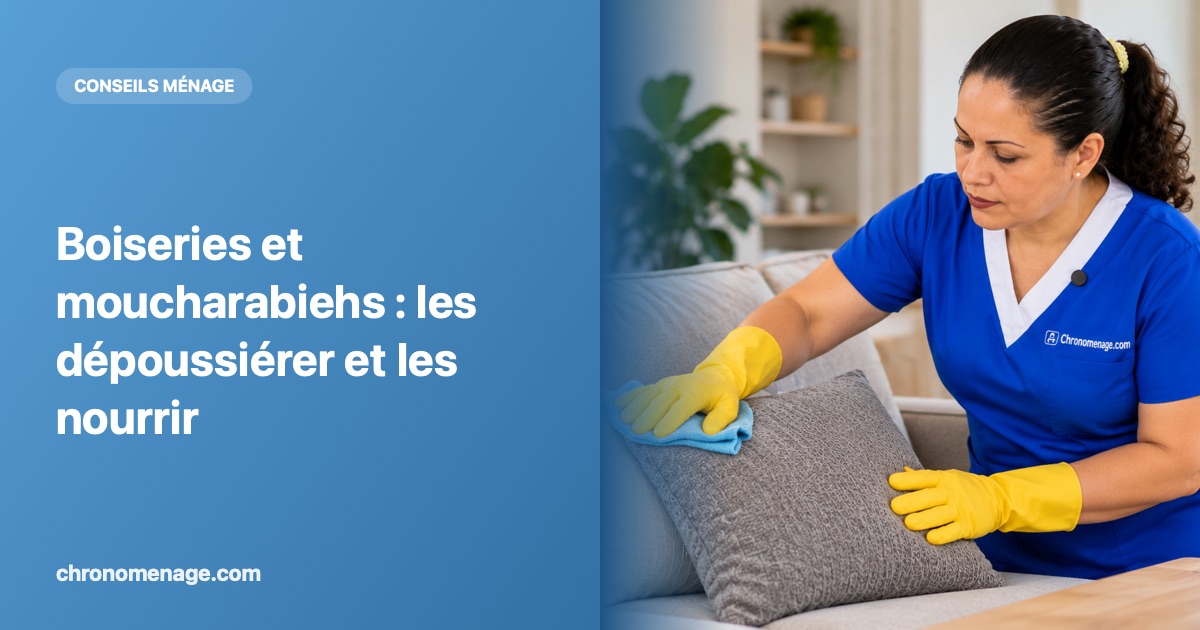 Boiseries et moucharabiehs : les dépoussiérer et les nourrir